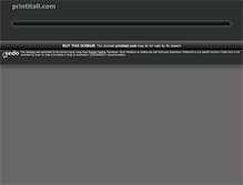 Tablet Screenshot of printitall.com